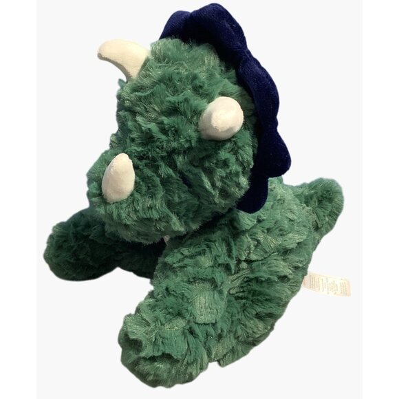 Carters Just One You Dinosaur Plush Green Triceratops Stuffed Animal Toy NWOT - Picture 4 of 6